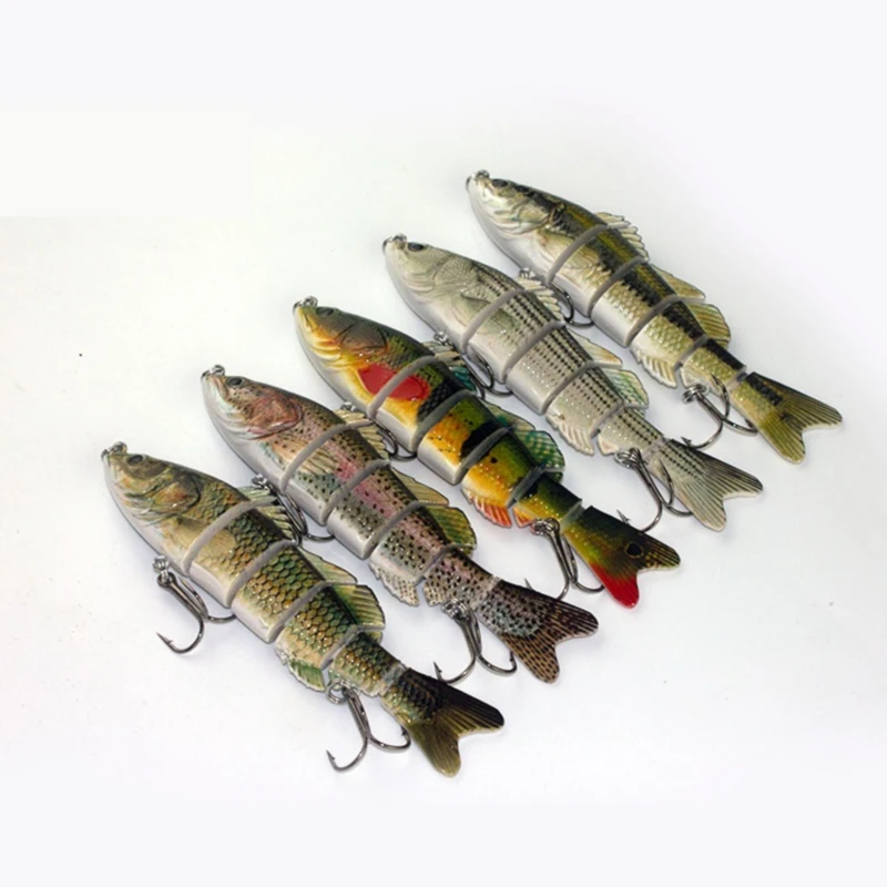 Gorgons Artificial Jointed Lure 12cm 45g Swimbait Saltwater Isca Peche Sinking Wobblers 6 Segments Fishing Tackle Crankbait | Спорт и
