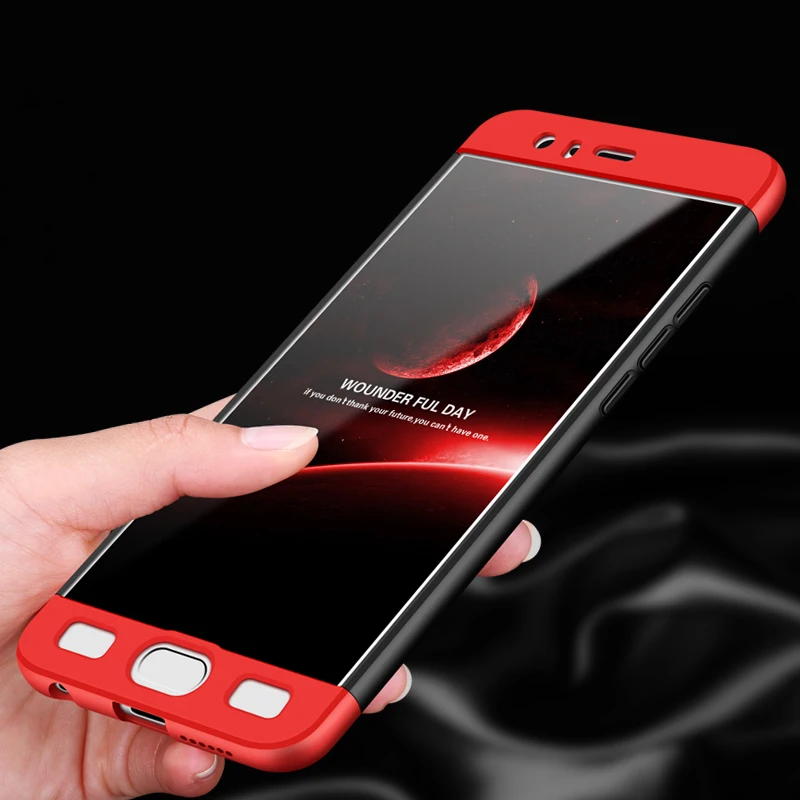 Чехол для huawei Honor 9 360 градусов полный упаковки Жесткий ПК жесткий чехол телефона |