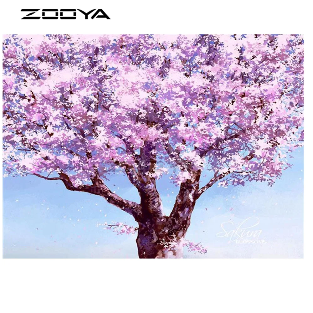 

Mosaic Diamond Embroidered Sakura 5D DIY Diamond Painting Embroidered & Diamond Home Decoration R1965