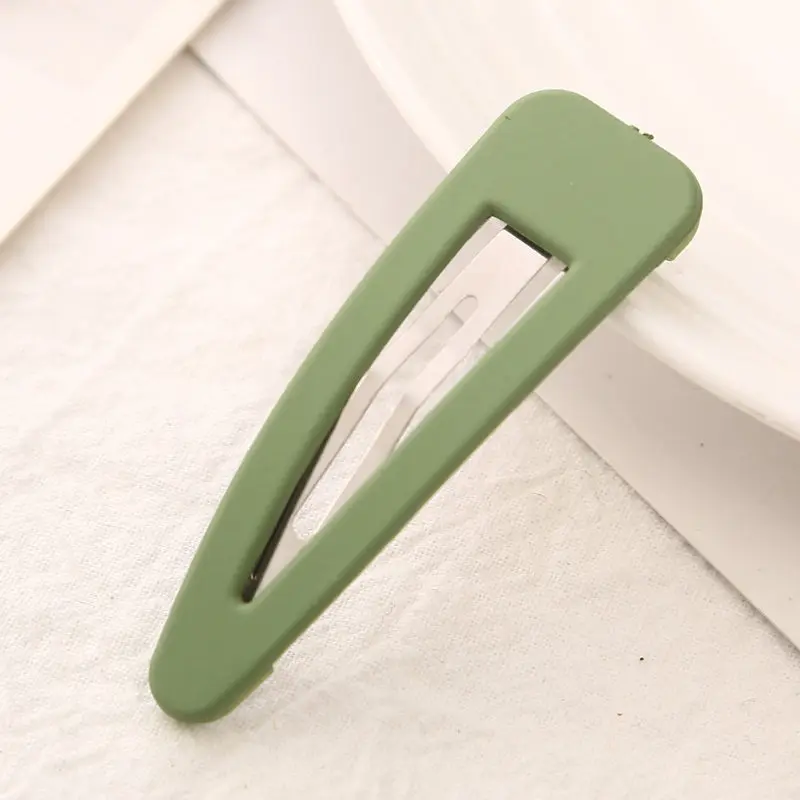 Green 10 шт., новые женские заколки для волос ярких цветов, 10 цветов, шпильки с блестками, заколки для волос, повязки для волос аксессуары, модные заколки для волос - Цвет: Green