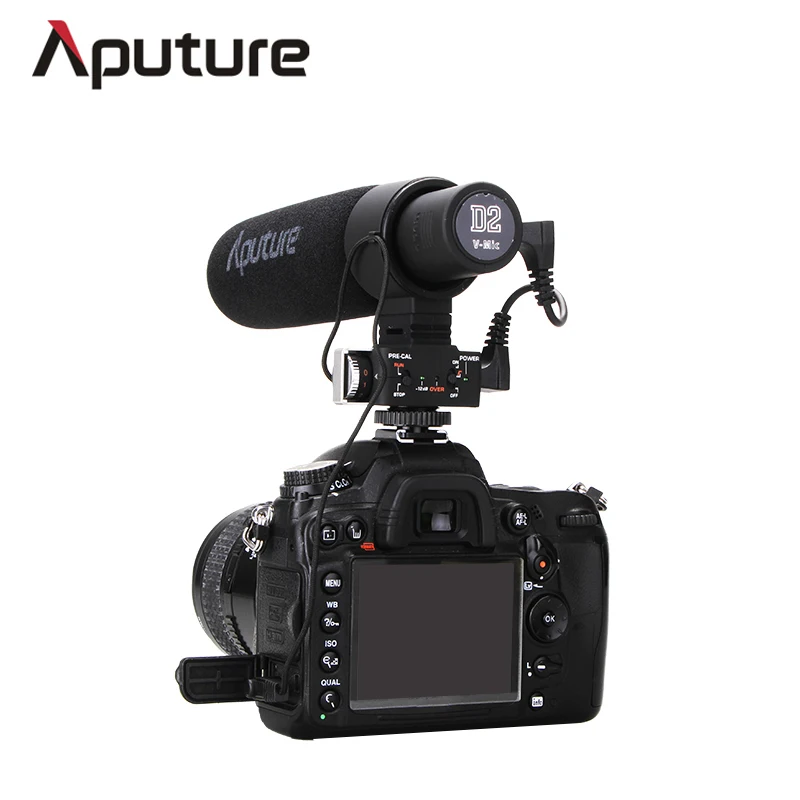 Aputure V-MIC D2 Регулируемая чувствительность Направленного Конденсаторный Микрофон