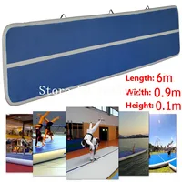 Free Shipping 6m Length Best Selling Cheap Tumble Track Inflatable Air Mat AirTrack Inflatable Air Floor Mat Small Airtrack