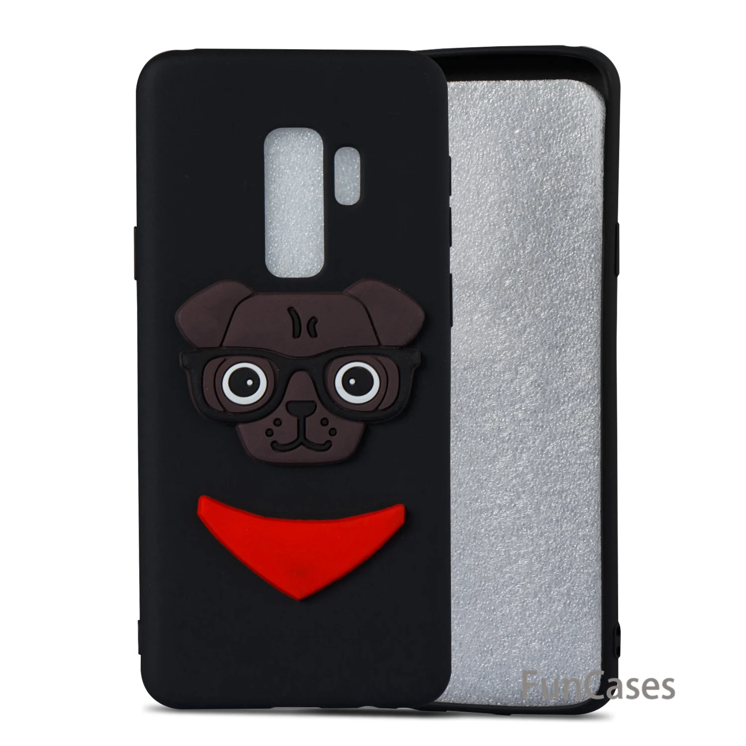 Чехол с милым щенком для samsung S9 Plus мягкий силиконовый чехол телефона абстрактные