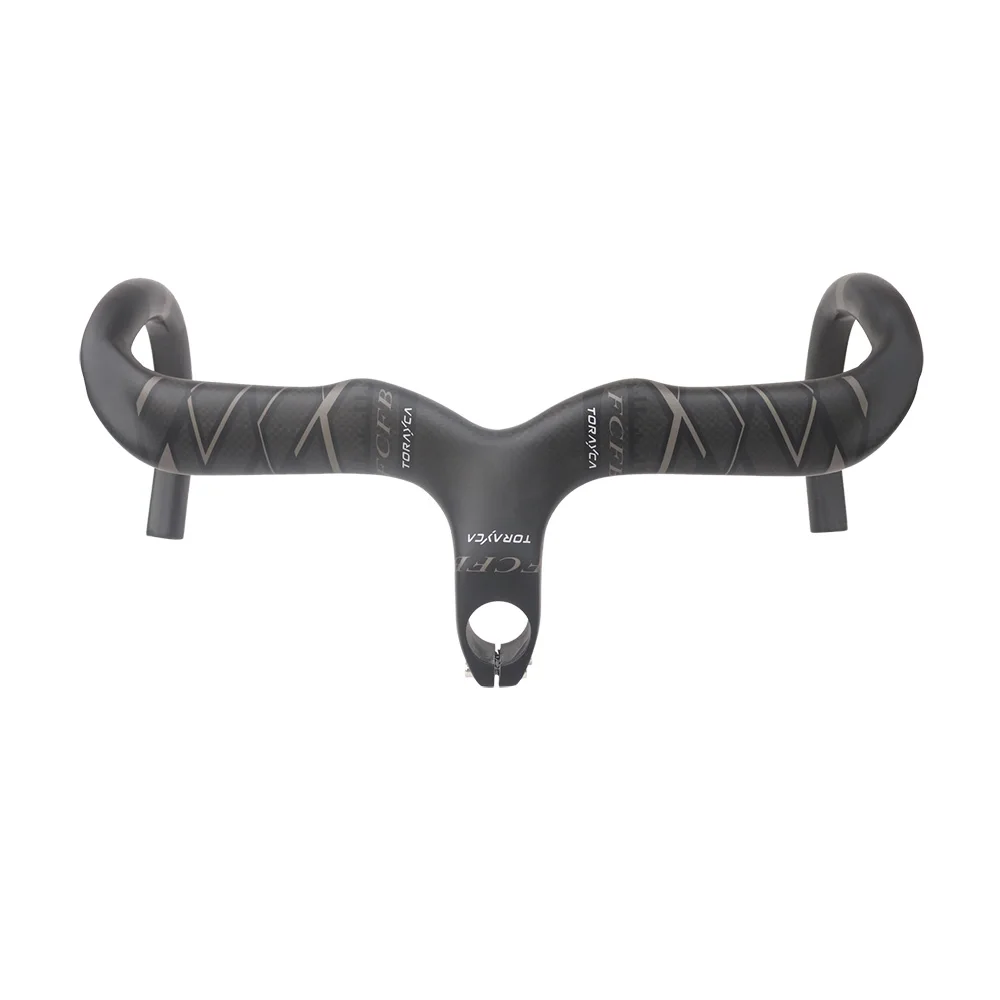 2017 FCFB серый черный углеродный руль карбоновый внутренний дорожный с выносом 80 мм