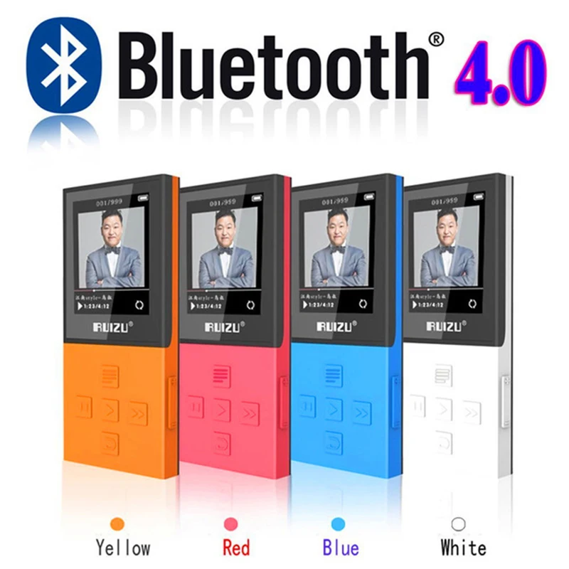 MP3 плеер оригинальный ruidu X18 Bluetooth 4 0 Hifi без потерь спортивные плееры с 8G