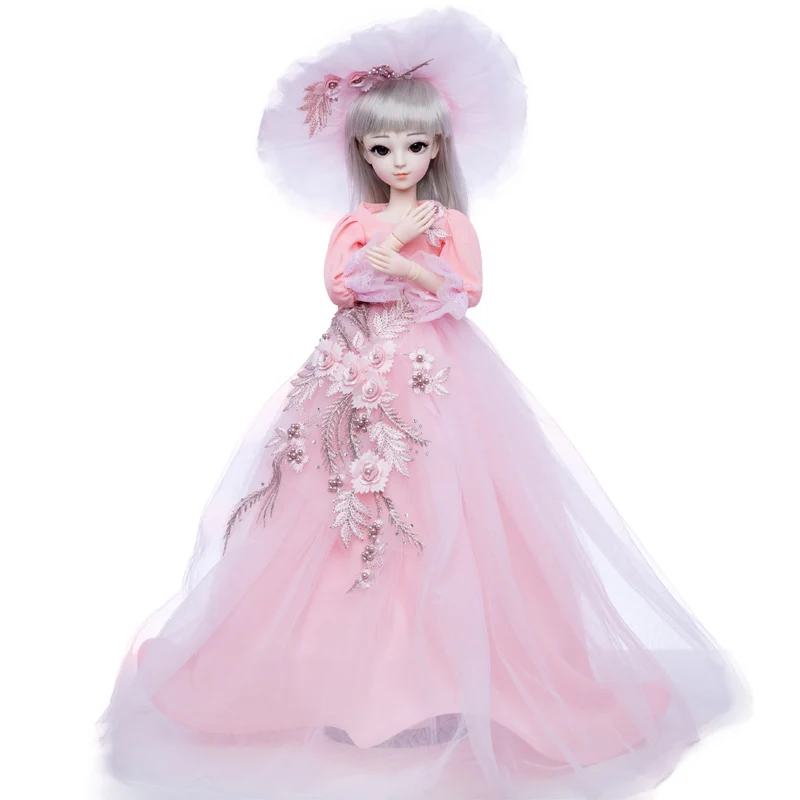 Принцесса Анна 1/3 60 см BJD кукла Сделай Сам модный парик одета принцесса девочка