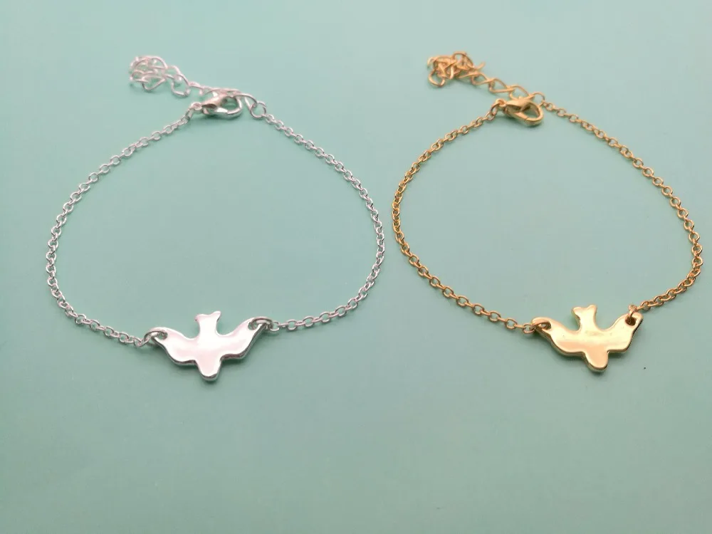 30 шт маленький мир браслет с голубем парящий Летающие птицы маленькие милые