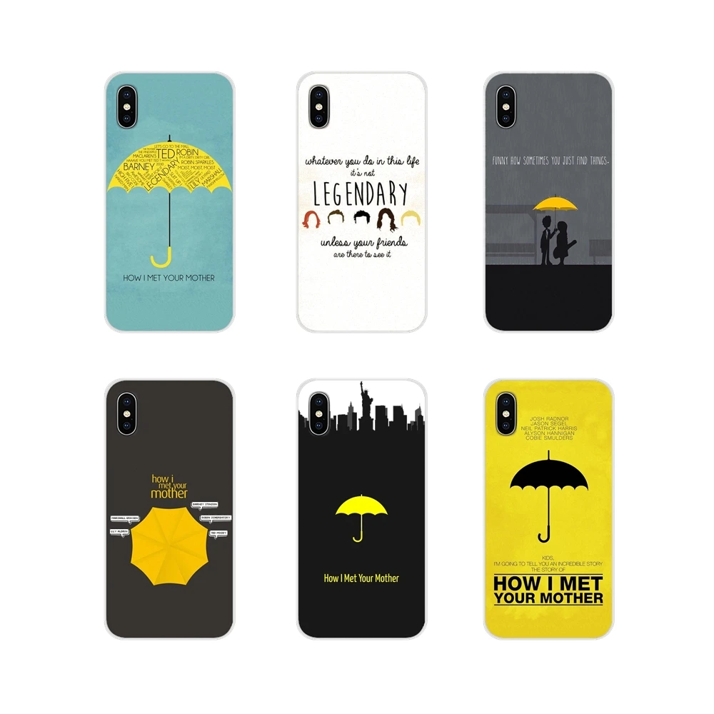 HIMYM How I Met Umbrella для Xiaomi Mi6 A1 5X 6X Redmi Note 5 5A 4X 4A 4 3 Plus Pro pocophone F1 силиконовый чехол|Бамперы|