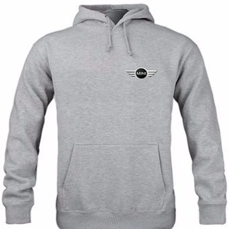 Мини логотип pullvoer hoodie флисовая хлопковая толстовка с капюшоном пуловер