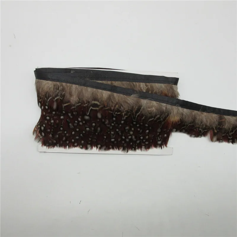 A11-4.8cm YY-tesco, 1 ярд, лента из натурального фазана, перьев, окрашенная в цвет, петух, перо, отделка для свадебного украшения, аксессуары для одежды своими руками - Цвет: A11-4.8cm