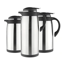 stainless steel thermal carafe double walled vacuum thermos 12 hour heat retention 1litre