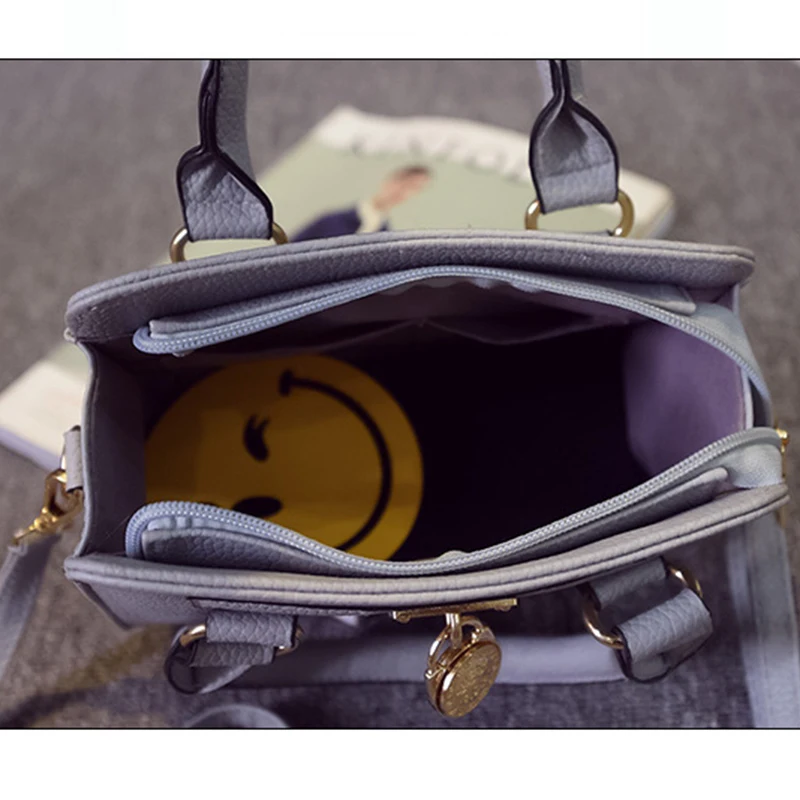 Горячая распродажа высокое качество кожа Для женщин Роскошные сумки Мода Soild