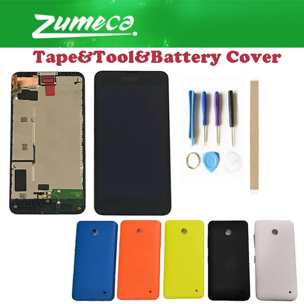 Для Nokia Lumia 630 RM 976 977 978 979 1010 1011 N630 ЖК дисплей + сенсорный экран с Farme комплекты|Экраны
