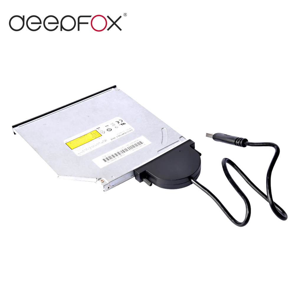 DeepFox Новый USB 3 0 SATA CD-ROM кабель привода для ноутбука 2nd HDD Caddy Drive Place's DVD-ROM оптом |
