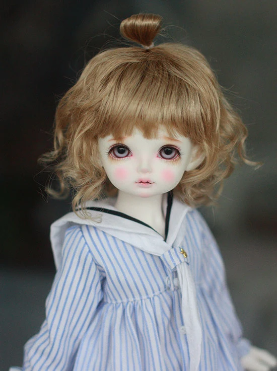 D01-P423 детская игрушка ручной работы 1/6 blyth 1/4 1/3 аксессуары для кукол BJD/SD кукольный парик маленькая голова для шариков волос 1 шт