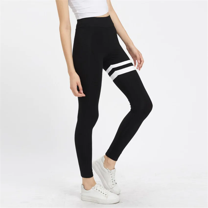 Новые пуш-ап модные двойные белые леггинсы танцевальные с высокой талией