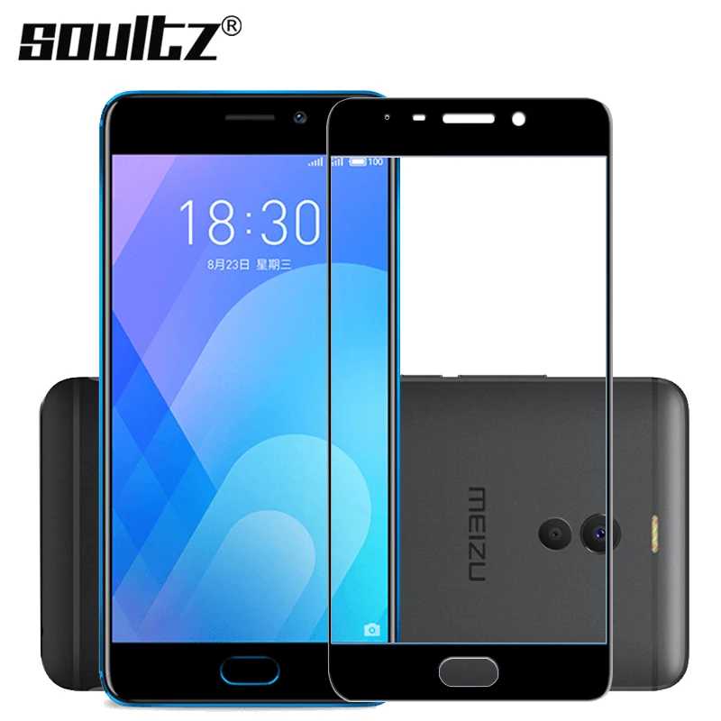 Защитное стекло Soultz M6 Note закаленное с полным покрытием для Meizu note защитная пленка