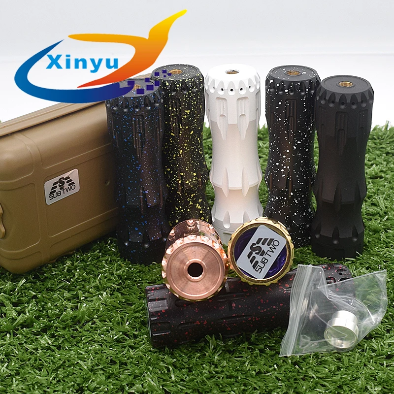 Горячие оригинальные SUBTWO MOD Механический VAPE 18650/20700/21700 батарея 24 мм латунный
