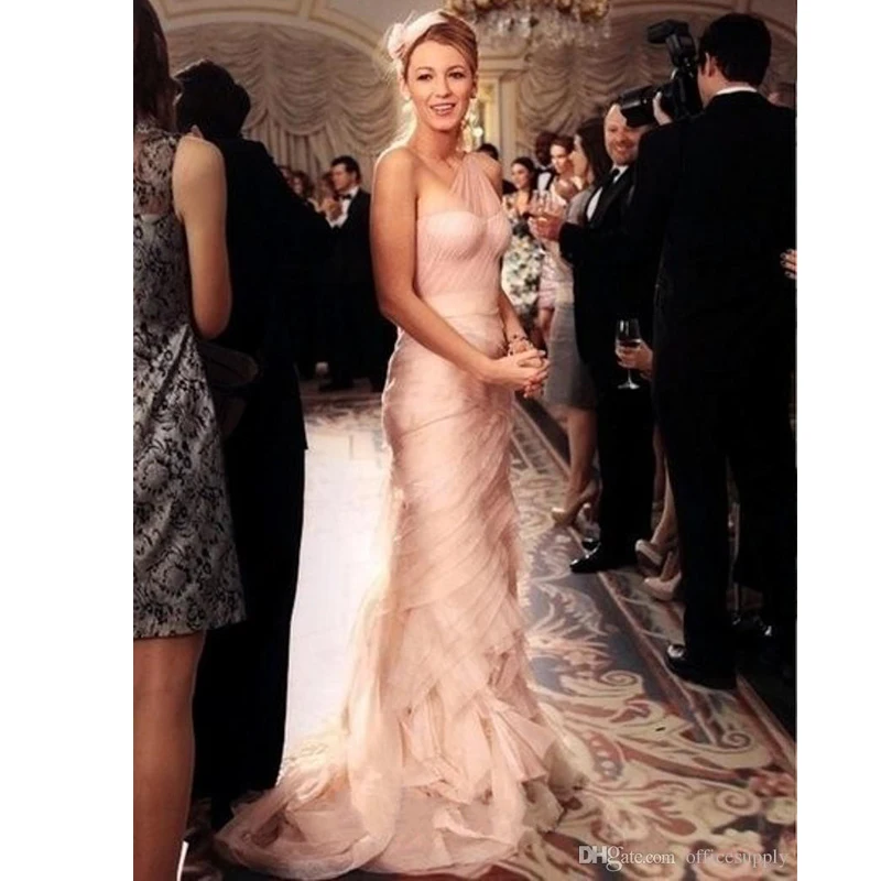 Женское свадебное платье со шлейфом Сплетница Серена 2020 пикантные розовые