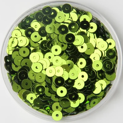 light green 4 мм блестки плоские круглые ПВХ свободные блестки ремесла блестка швейная одежда украшения DIY аксессуары Lentejuelas Para Coser 2000 шт - Цвет: light green