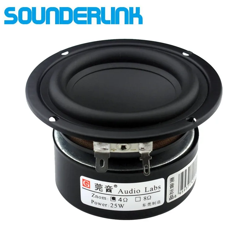 

1 PC Sounderlink Audio Labs 3'' 25W subwoofer woofer bass raw speaker driver 4 Ohm 8Ohm for DIY home theater monitor audio