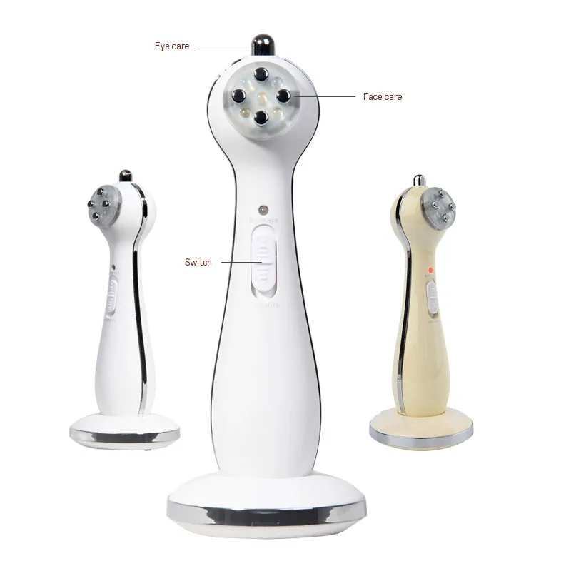 Mini Rechargeable Electroporation Mesotherapy RF EMS Led Light Photon Face Eye Skin Lifting Tightening Beauty Instrument | Красота и
