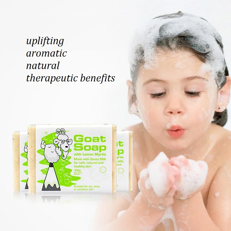 Австралия ручной работы козье молоко мыло с лимоном Миртл очиститель для прыщей