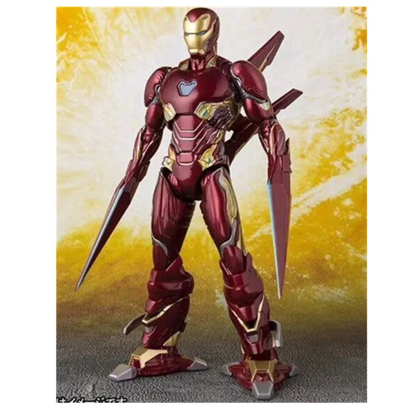 Figuarts Мститель Бесконечность война Железный человек MK50 нано оружие Набор ПВХ