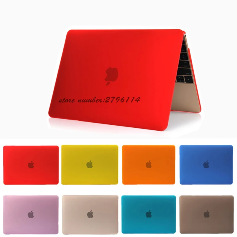 Матовый Кристальный чехол для ноутбука Macbook Air 11 Retina 12 Pro 13 15 Bar с сенсорным ID mac book New