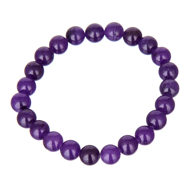 Новые винтажные бусы из натурального камня браслет для женщин 8 мм изысканный