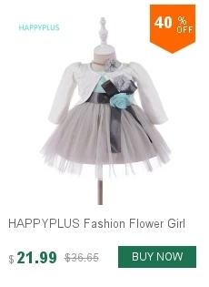 HAPPYPLUS/Детские платья на крестины для девочек на первый День рождения; вечерние платья принцессы на выпускной; платье для крещения для маленьких девочек; платье для малышей на свадьбу
