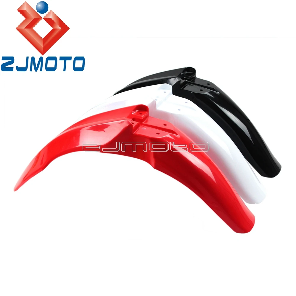 Передний брызговик красного и белого цвета для мотокросса Honda CRF250R CRF450R 2009-2013 Enduro