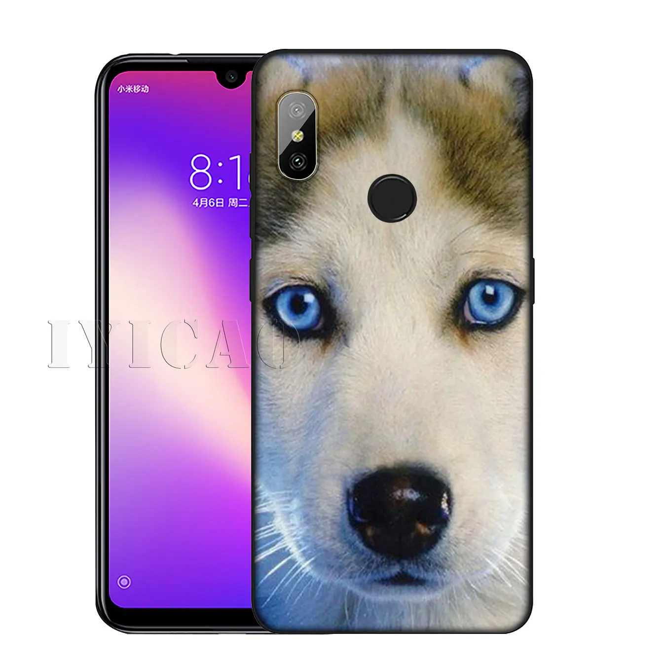 IYICAO Husky Dog милый мягкий силиконовый чехол для телефона Xiaomi Redmi K30 K20 8A 7A 6A 5A S2 GO Note 8 8T 7