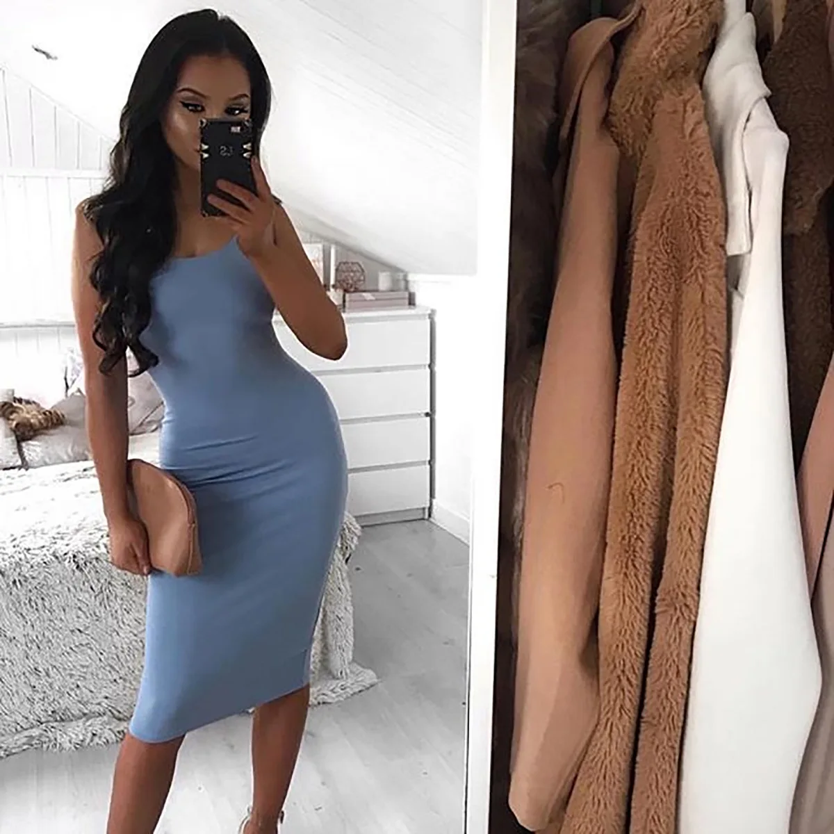 CHRLEISURE женское платье летнее пляжное винтажное облегающее однотонное