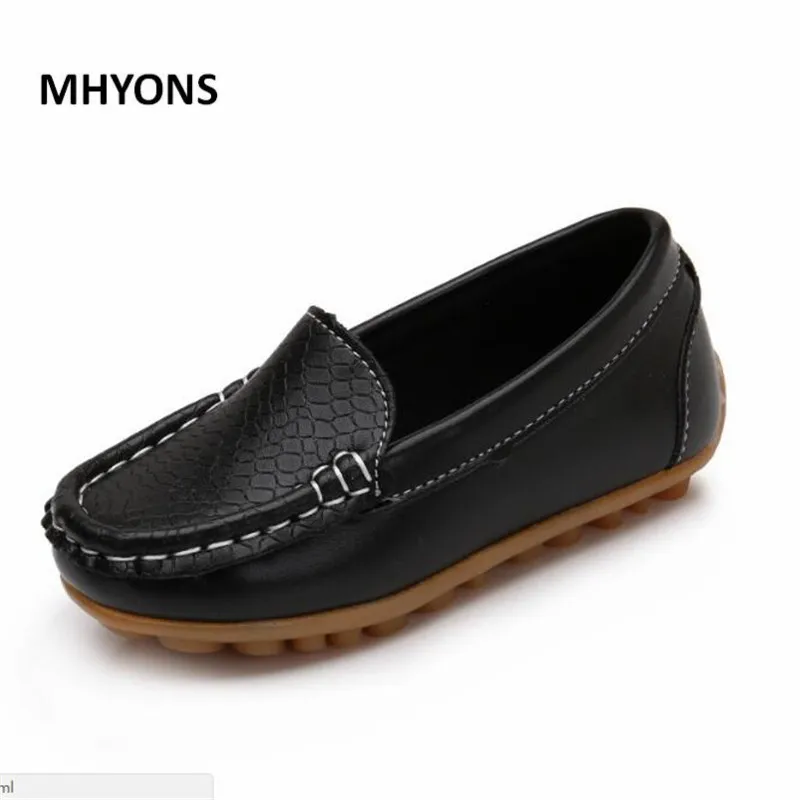 Детская обувь для мальчиков и девочек MHYONS лоферы без застежки на плоской подошве