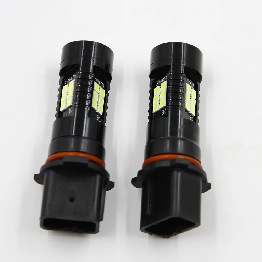 Фото Автомобильные светодиодные лампы P13W без ошибок Canbus 21SMD-3030 SH24W светодиодный 2008-2012 Audi A4 Q5 дневные ходовые огни №3