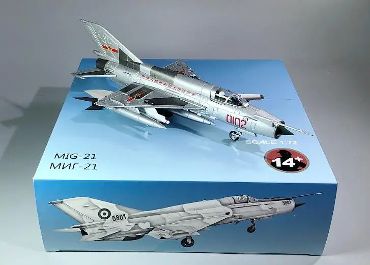 MIG-21 1/72 diecast plane model aircraft WLTK |