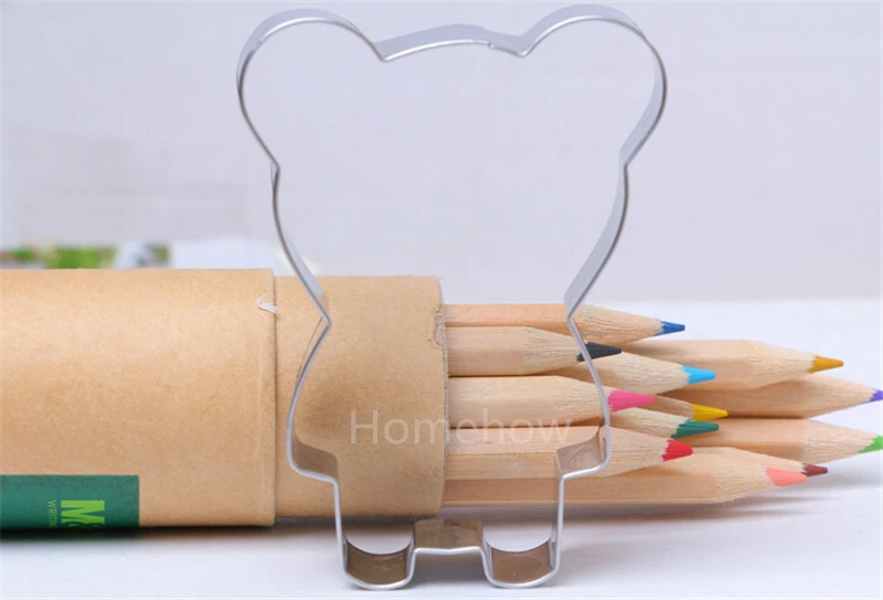 1 шт./лот форма для печенья с милым медведем из нержавеющей стали Форма украшения