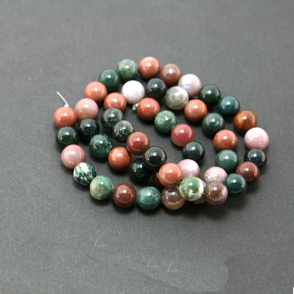 Выберите размер 4 мм 6 8 10 высокое качество натуральные Смешанные цвета индийская