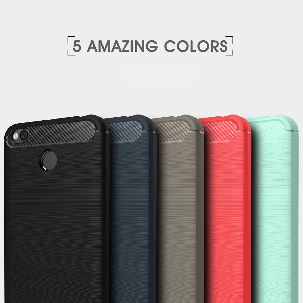 Чехол для Xiaomi Redmi 4A/Redmi 4X/Redmi 3 S Пластик Мягкий противоударный гибридный