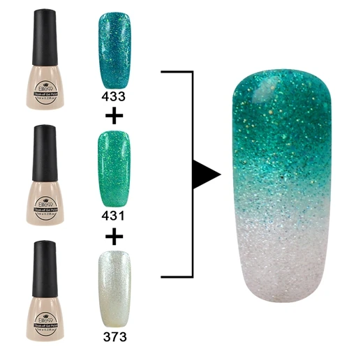ZH-C021 Elite99 3 шт. Гель-лак Vernis 7 мл Гель-лак для ногтей кисть основа верхнее покрытие Vernis полуперманентный УФ-гель-эмаль DIY маникюрный салон - Цвет: ZH-C021