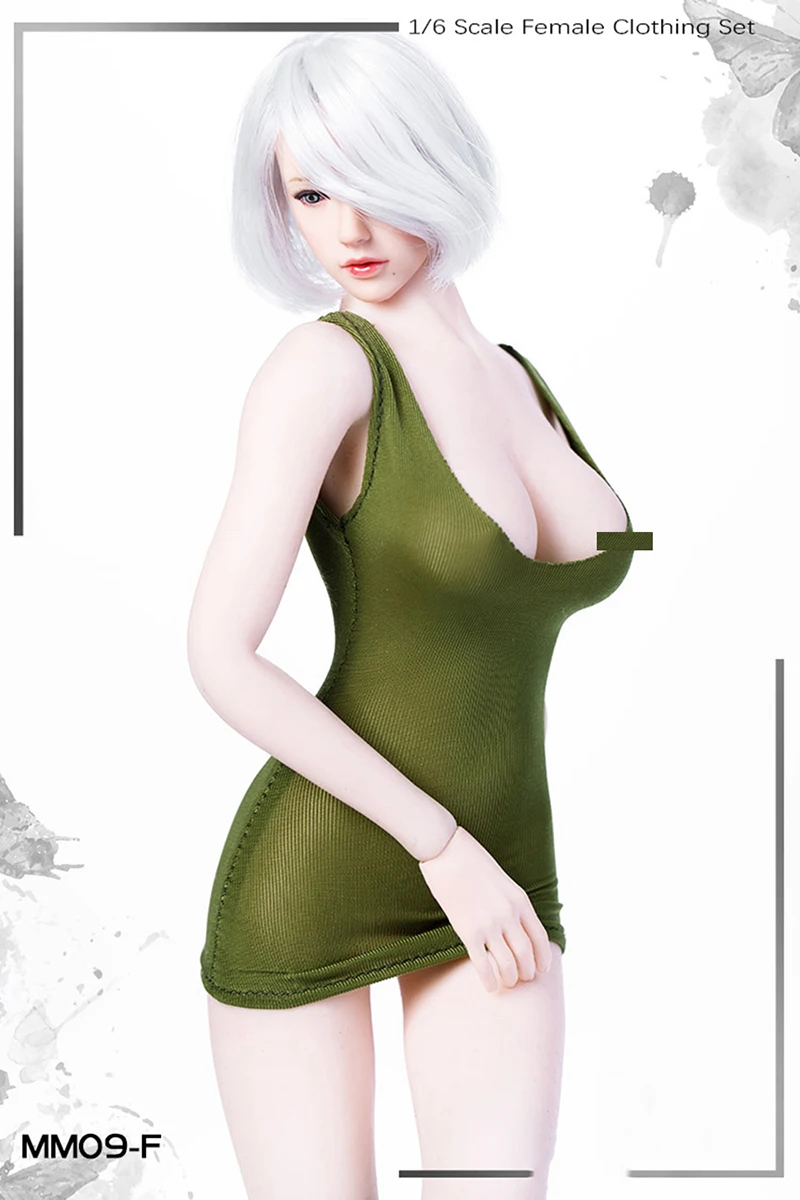 Масштаб 1/6 женские фигурки куклы сексуальная модель 2b с глубоким вырезом и