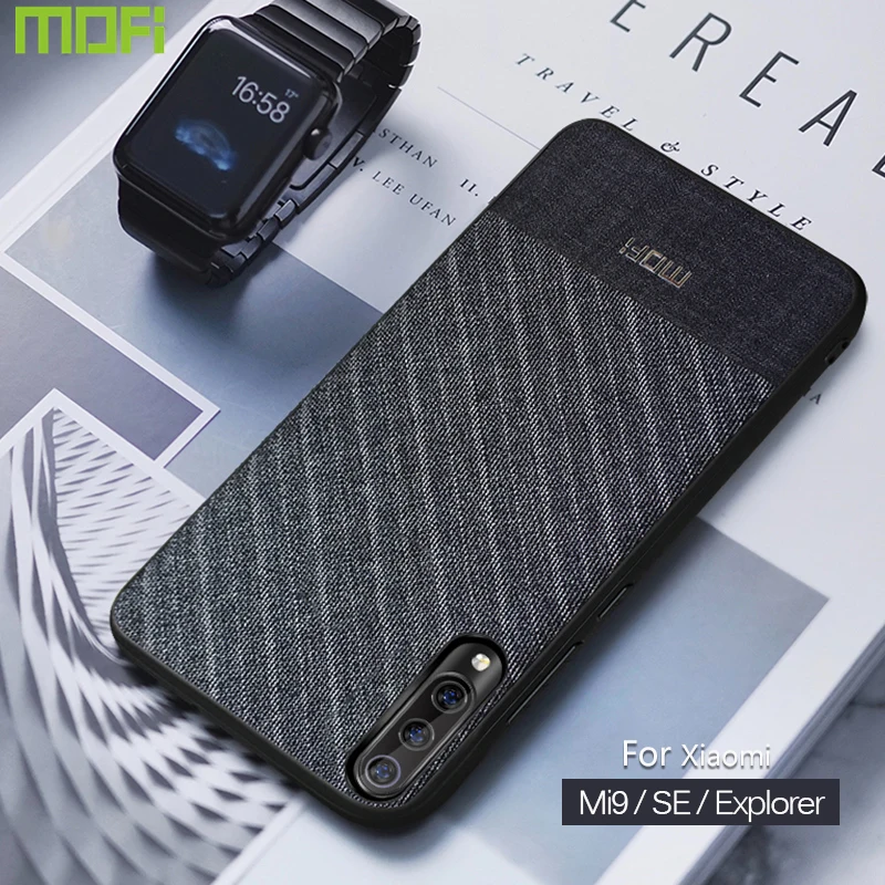 Чехол для Xiaomi mi 9, чехол для Xiaomi mi 9 SE, чехол, ткань, хлопок, mi 9 Explorer, темно-синий, для Xiaomi mi 9, чехол для задней панели