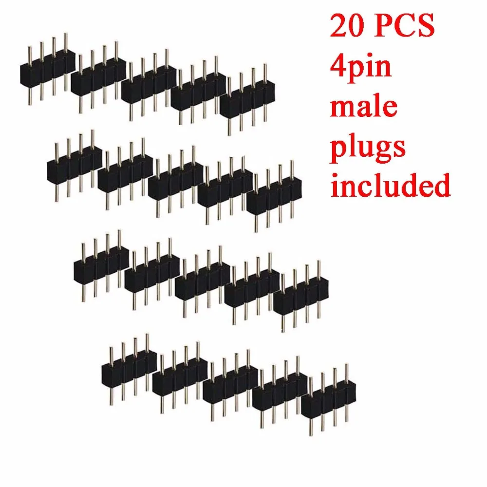 10X SMD5050/3528/2835 RGB Светодиодная лента L образный угловой разъем Гибкая меняющая цвет 4