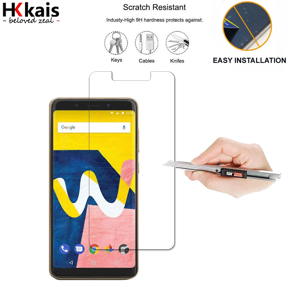 Закаленное стекло HKKAIS для WIko View Lite Защитное экрана | Мобильные телефоны и