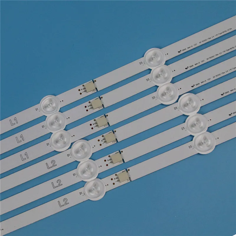 10 ламп 1000 мм светодиодный задний светильник в полоску комплект для LG 50LN543V 50LN548C -ZB