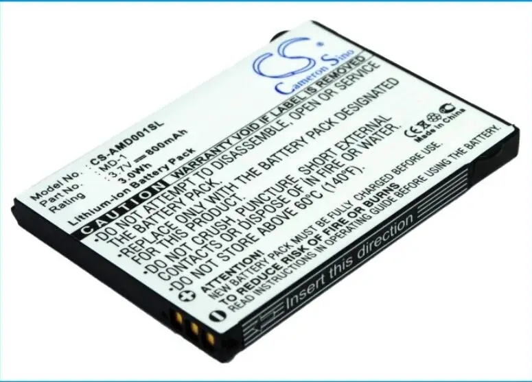 Аккумулятор Cameron Sino 800mAh для телефона AMOI MD-1 VoIP | Мобильные телефоны и аксессуары