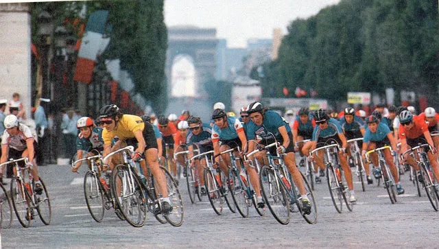 1988: La descente велосипедные спортивные классические наклейки на стену холст