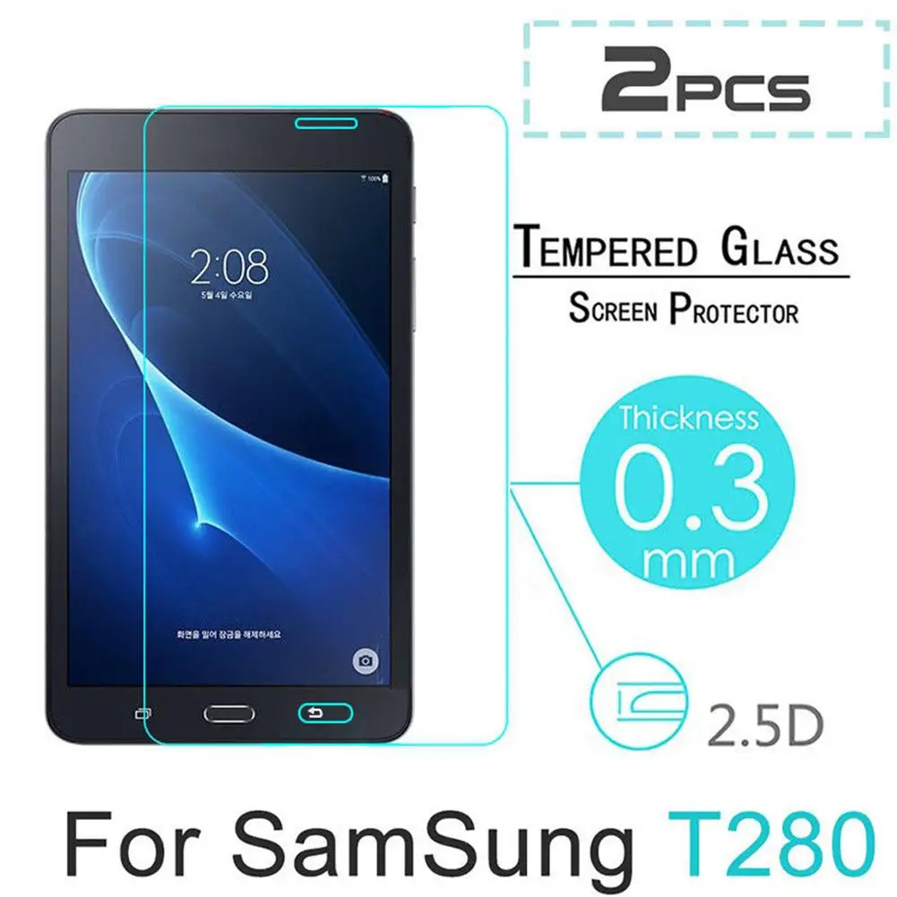Новое поступление 2 шт./компл. закаленное стекло экран пленка для Samsung Tab A T280 T285 7