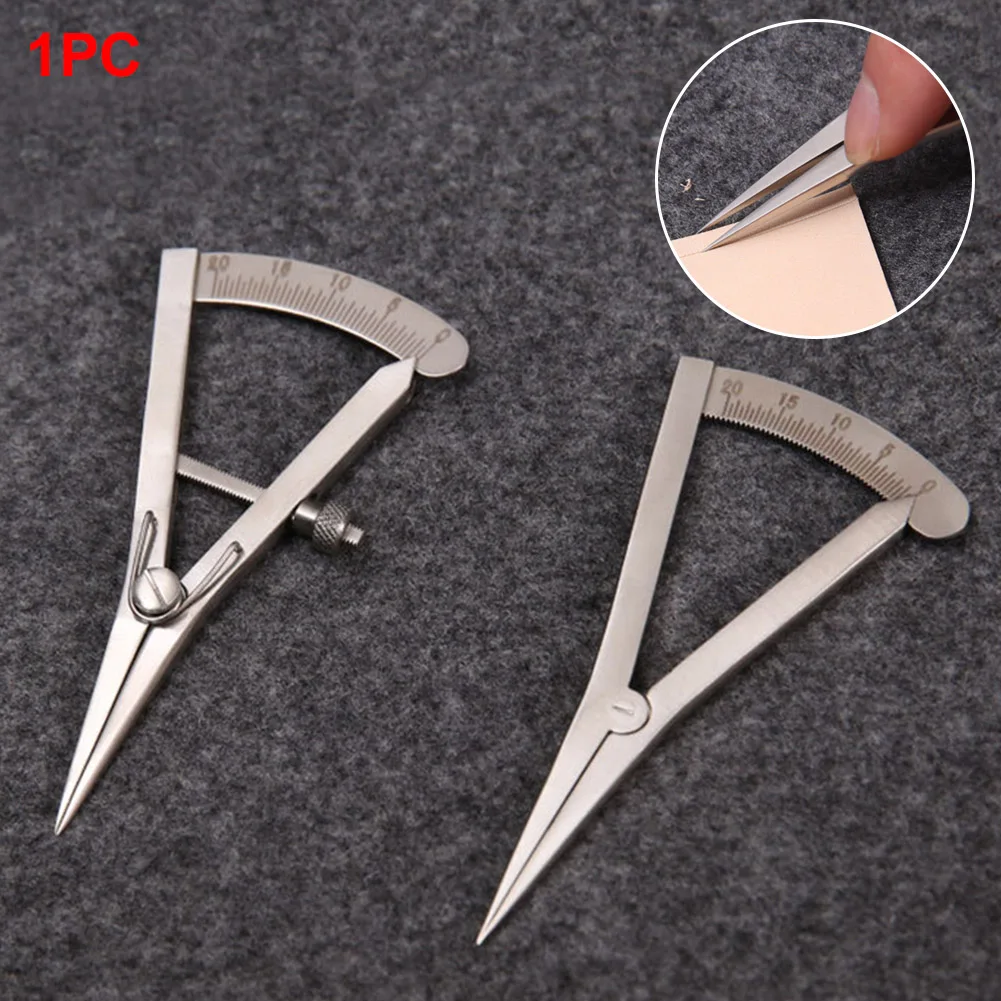 Crossed Line DIY Spacing Gauge Professional Creaser Edge Ranging Manual Leather Tool Portable Mini Adjustable Craft Blank Holder | Дом и сад